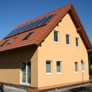 EFH an den Flößerhäusern - Hausbau Fertigteil  - STIMMO Hausbau Sachsen