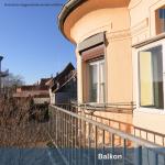 Historische Villa im Stadtkern - Balkon Historische Villa im Stadtkern -