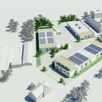 Gewerbepark Hasenheide, Neubau moderner Hallen und Produktionsstätten zum Kauf. -