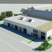 Gewerbepark Hasenheide, Neubau moderner Hallen und Produktionsstätten zum Kauf. -