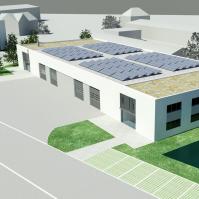 Gewerbepark Hasenheide, Neubau moderner Hallen und Produktionsstätten zum Kauf. -